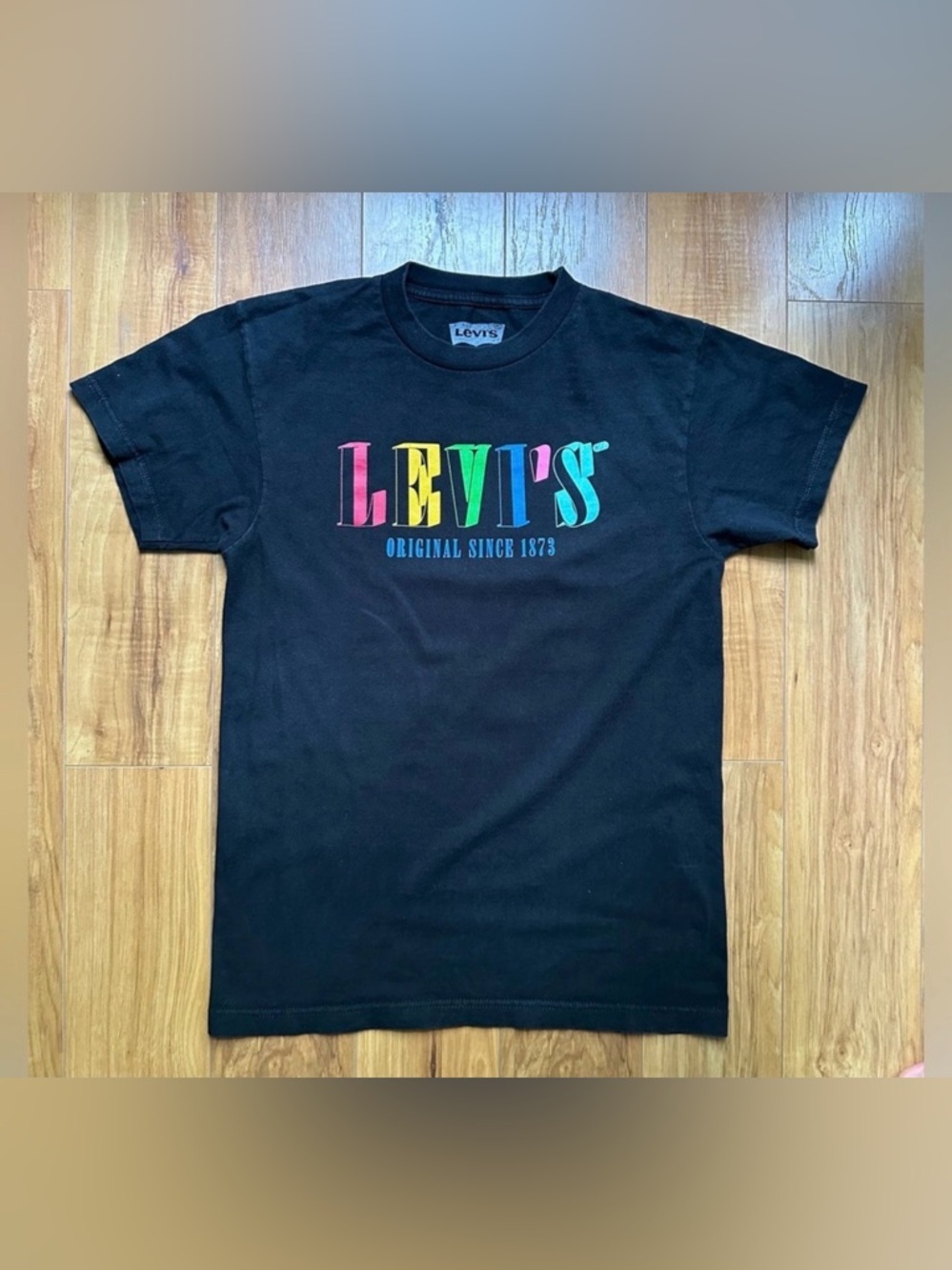 Levi's Multicolor Logo Black T-Shirt